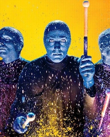 Stage show with colorful lights