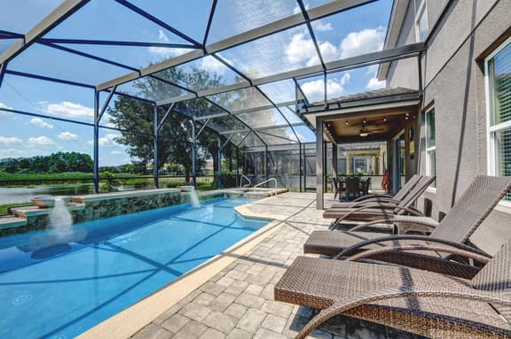Spacious 5-Bedroom Resort Pool Home with Lake View - Image 1